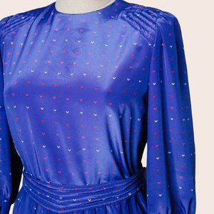 Vinage Heart Print Dress